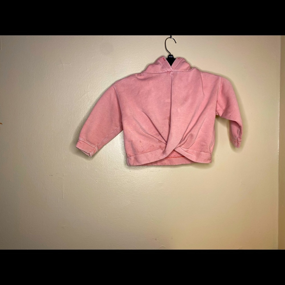 Girls Zara crop hoodie